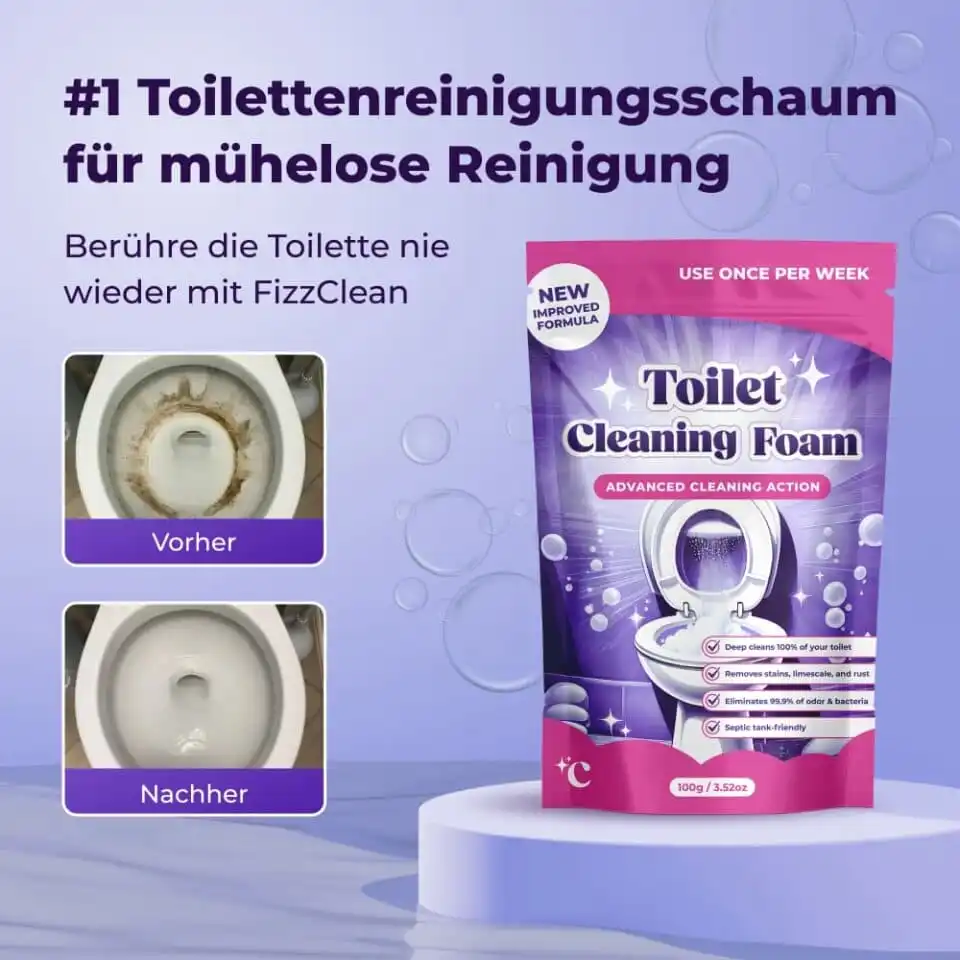 FizzClean Toilettenreiniger Schaum